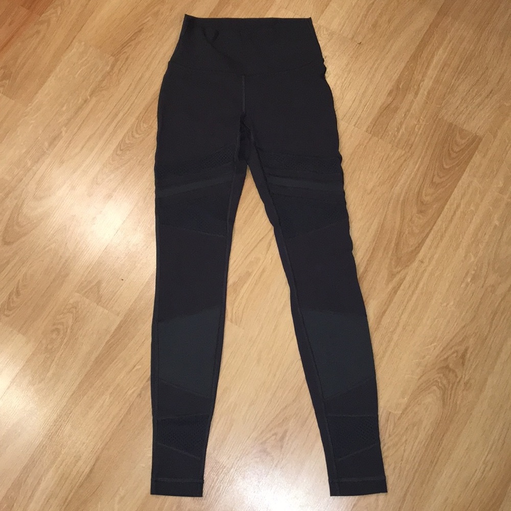 Lululemon high times mesh panel leggings